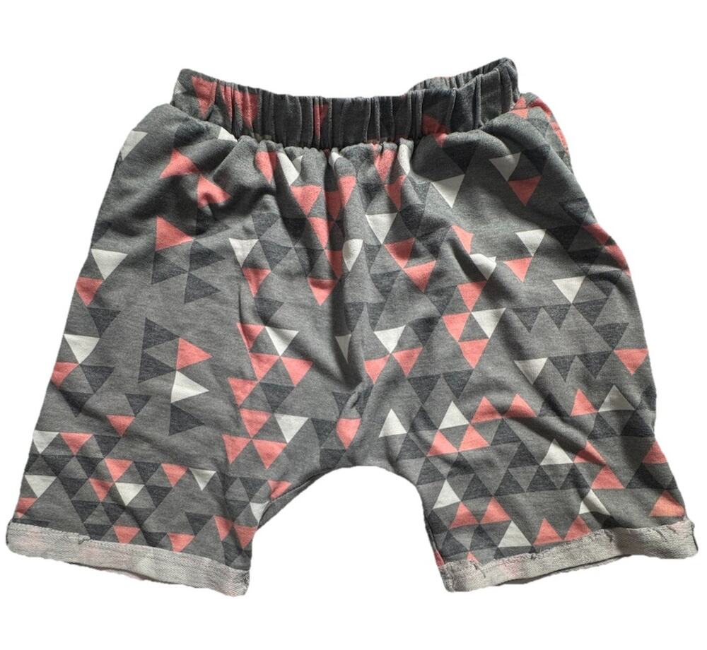 Joah Love Gray Geometric Triangle Shorts Made in USA Toddler 2T 3T Estimate